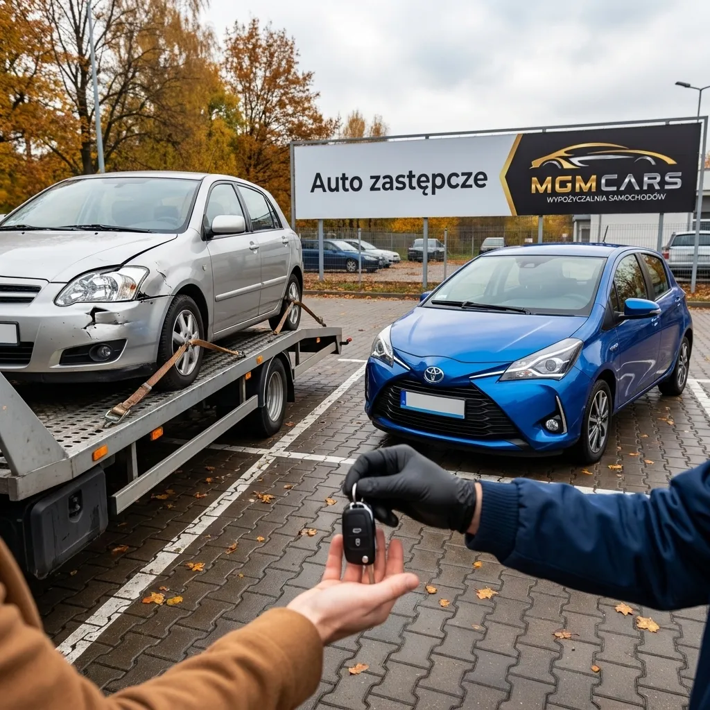 Samochód zastępczy z OC sprawcy po kolizji - jak go załatwić za darmo